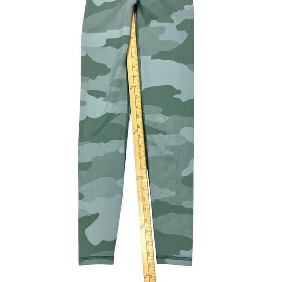 AERIE CHILL PLAY MOVE Athletic Leggings Sz XXS Green Camouflage Workout Pull On - Picture 7 of 10